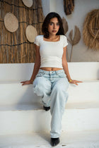 Square Neck Short Sleeve