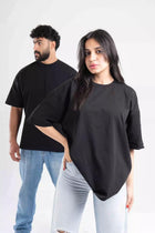 Oversized Black Essential Tee