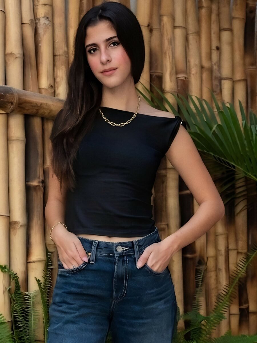 Knotted Shoulder Tee