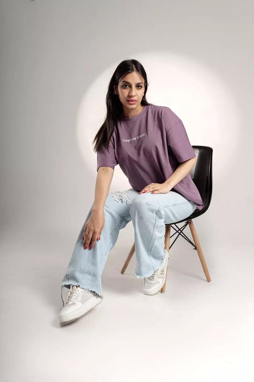 Printed Boxy Oversized Tee