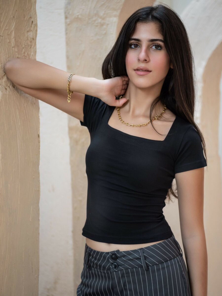 Square Neck Short Sleeve