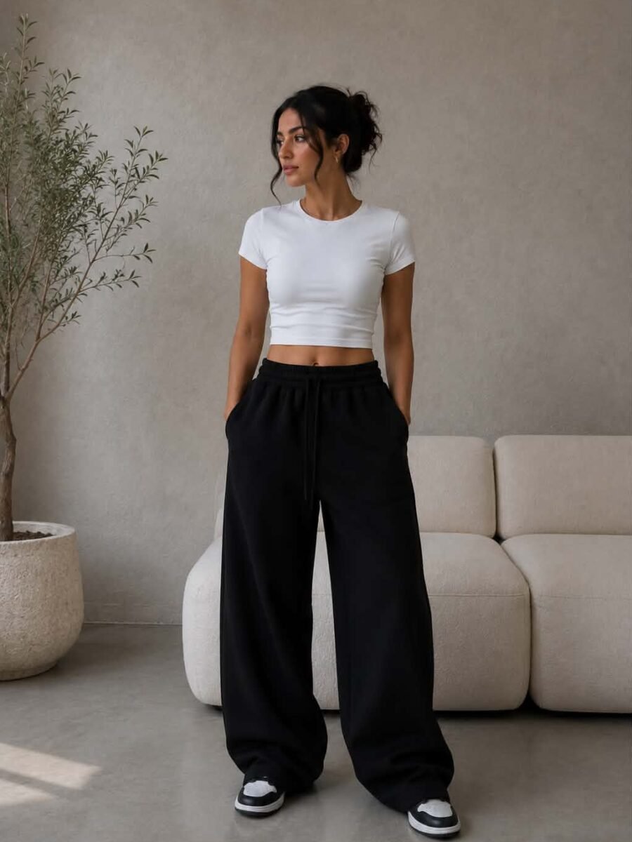 Black sweatpants