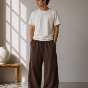 Brown sweatpants